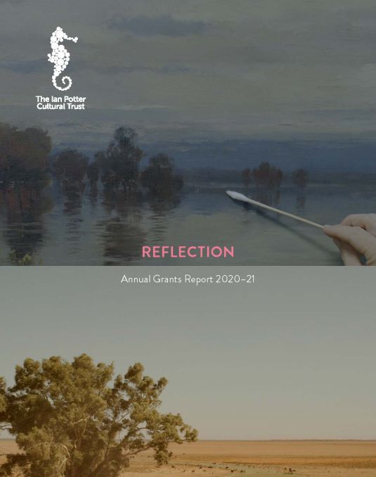 The cover of the Cultural Trust Annual Report 2021
